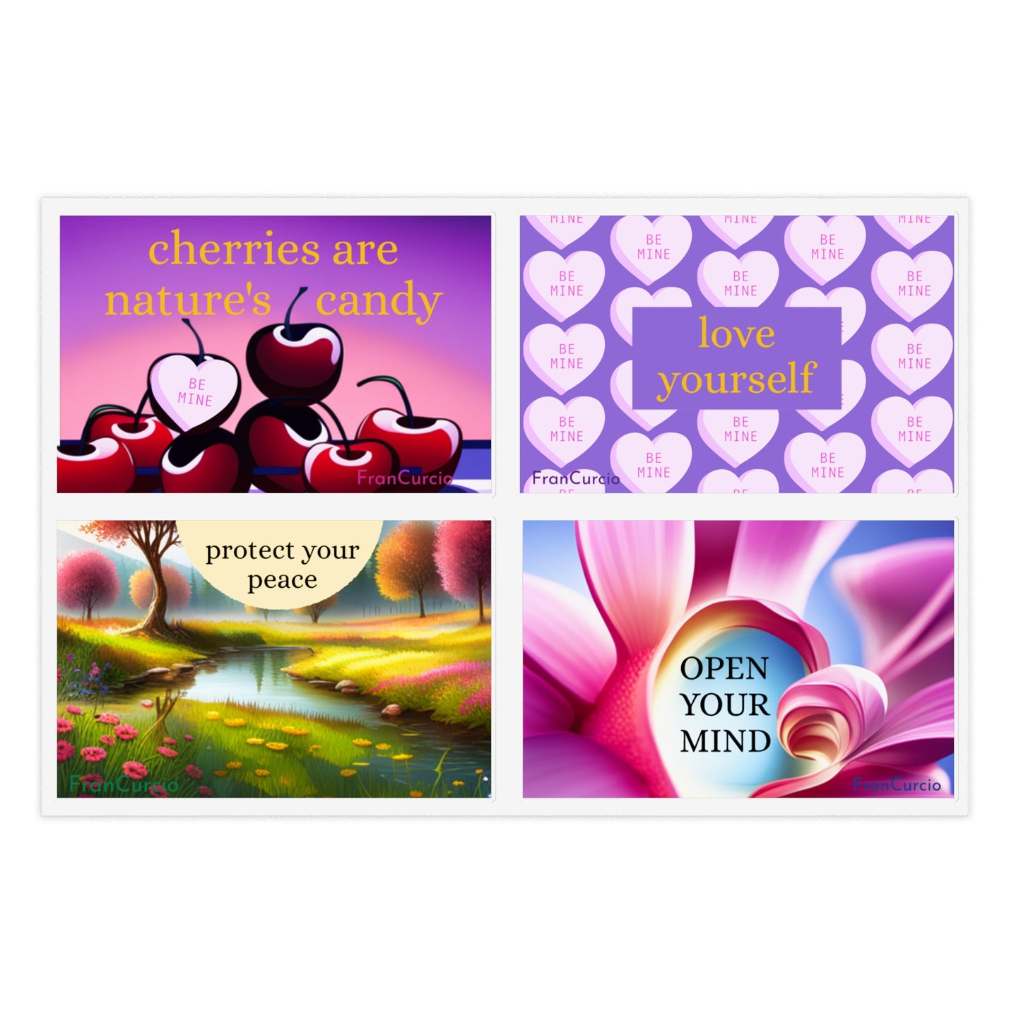 Happy Life Sticker Sheet