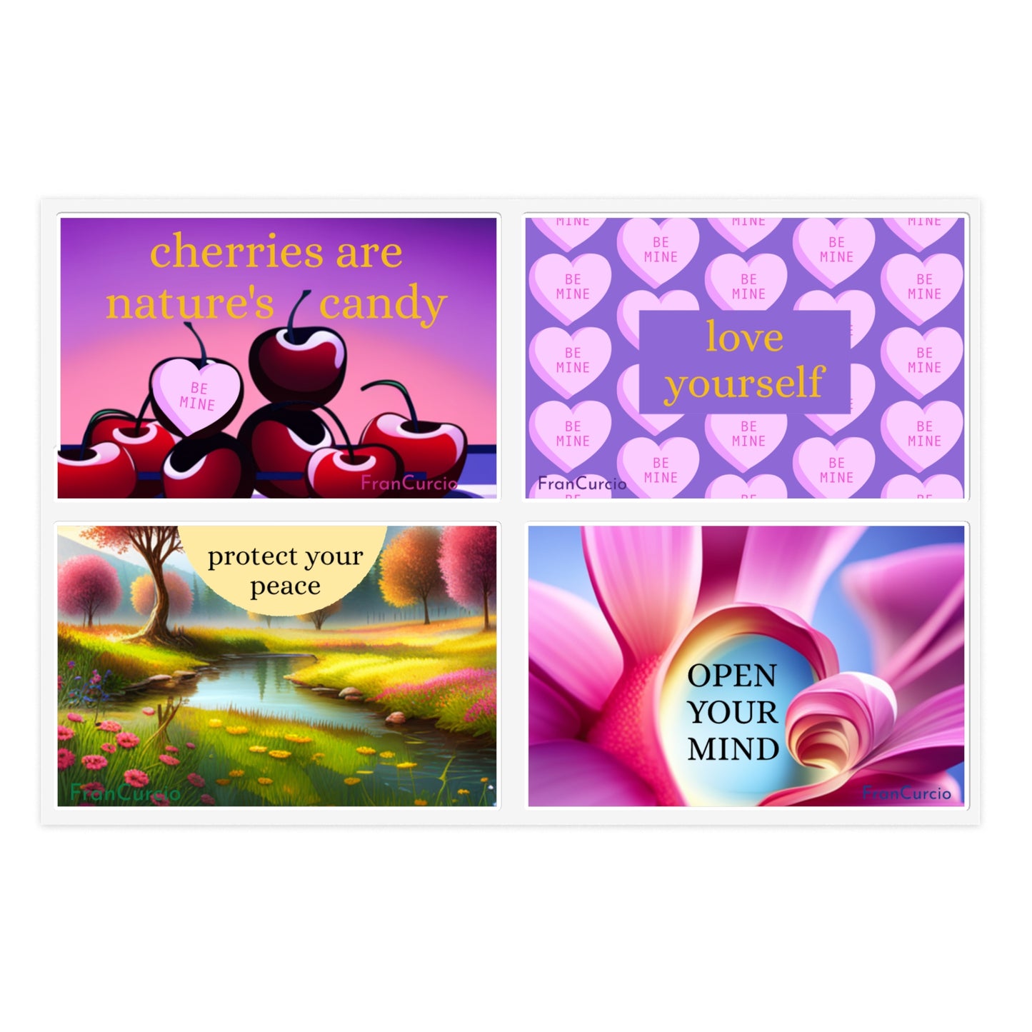 Happy Life Sticker Sheet